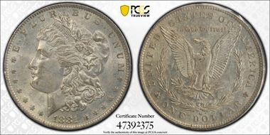 1881-O $1 GSA Hoard AU58