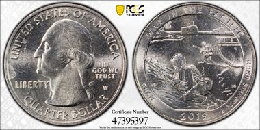 2019-W 25C War in the Pacific NP MS66