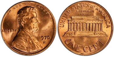 1970-D 1C MS64RD