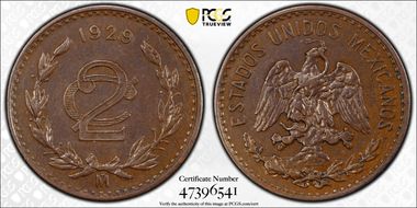 1929-Mo 2C AU58BN