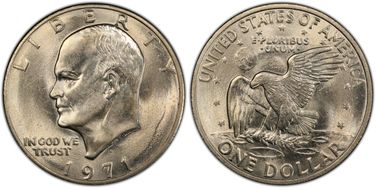 1971-D $1 MS65