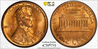 1960-D/D 1C Large Date, RPM, FS-502 MS65RD