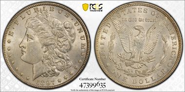 1897 $1 AU58