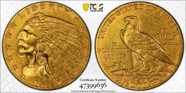 1911 $2.50 MS61