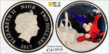 2017 $2 Fantasia Colorized PR69DCAM