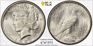 1923-D $1 MS66