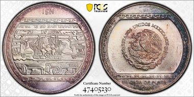 1993-Mo Peso KM-567 Bajorrelieve Del Tajin MS68