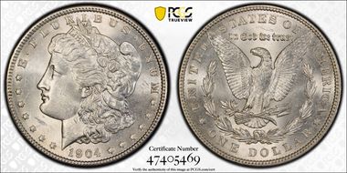 1904 $1 MS62