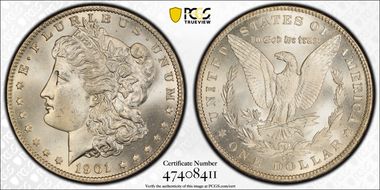 1901-O $1 MS66+