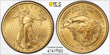 2022 $10 Gold Eagle MS69