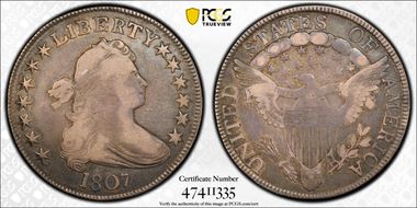 1807 50C Draped Bust F12