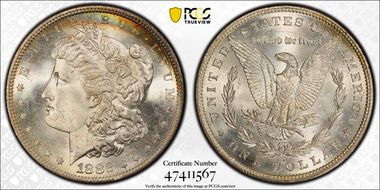 1882-S $1 MS67