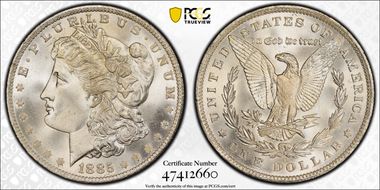 1885-O $1 MS67