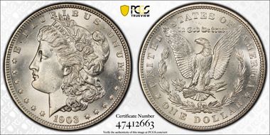 1903 $1 MS66