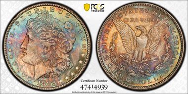 1882 $1 MS65
