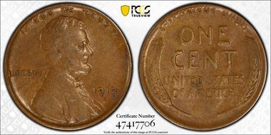 1912-S 1C XF45BN