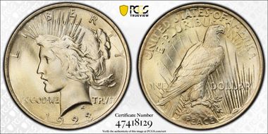 1923 $1 MS67+