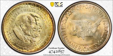 1952-S 50C Washington-Carver MS67