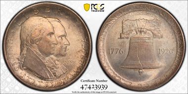 1926 50C Sesquicentennial MS64