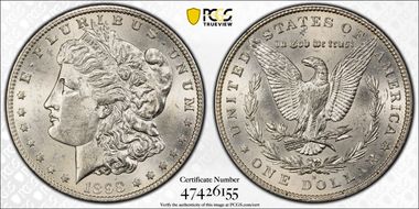 1898-S $1 AU58