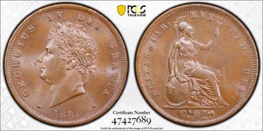 1826 1D S-3823 MS64BN