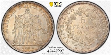 1876-A 5 Fr Gad-745a F-334 N1