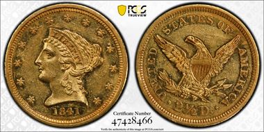1841 $2.50 MS60