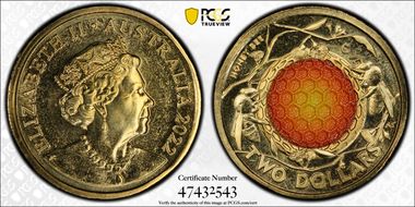 2022-C $2 Honey Bee Colorized MS67