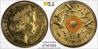 2015 $2 Remembrance Day Colorized In Flanders Fields MS66