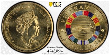 2023-C $2 Vietnam War Colorized MS68