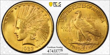1932 $10 MS63