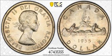 1955 S$1 Arnprior MS63