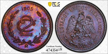 1905-Mo 2C MS65BN