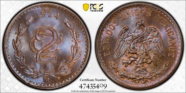 1924-Mo 2C MS66BN