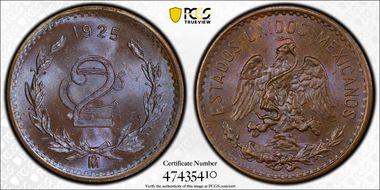 1925-Mo 2C MS66BN