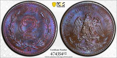 1927-Mo 2C KM-419 MS65BN