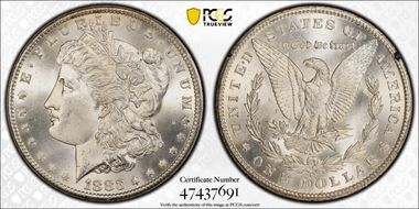 1883-CC $1 GSA Hoard MS66