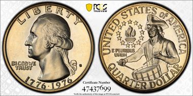 1976-S 25C Clad PR64