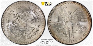 1987-Mo Onza Libertad Ag - DDO MS68