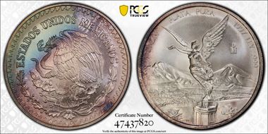 1997-Mo Onza Libertad Ag MS68