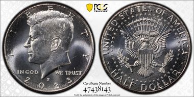 2023-P 50C First Strike MS67