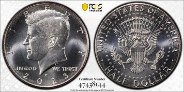 2023-P 50C First Strike MS67