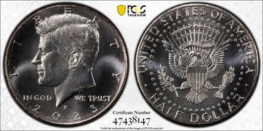 2023-P 50C First Strike MS66