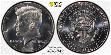 2023-P 50C First Strike MS66