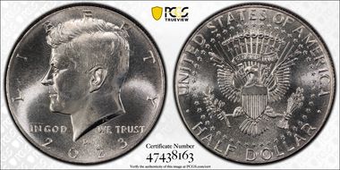 2023-D 50C First Strike MS67