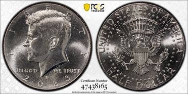 2023-D 50C First Strike MS67