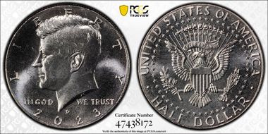 2023-D 50C First Strike MS66+