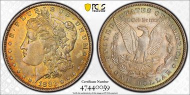 1883-O $1 MS62