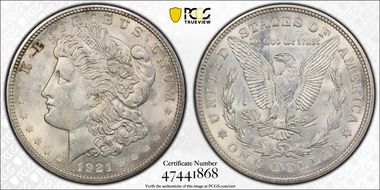 1921-D $1 MS64
