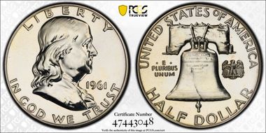 1961 50C PR65